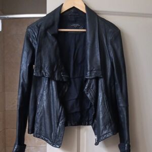 All Saints Black Leather Jacket